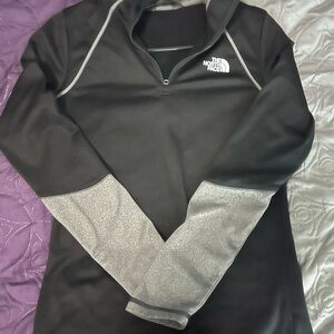 The North Face Black and Gray Women's Top